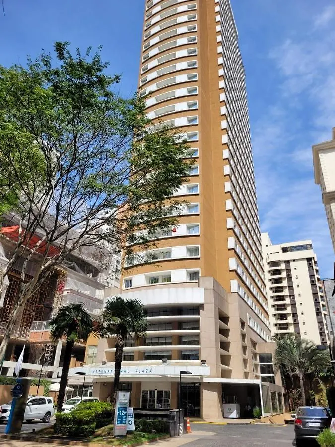 Elegant Flat Internacional Plaza-Garagem E Piscina Hotel Sao Paulo