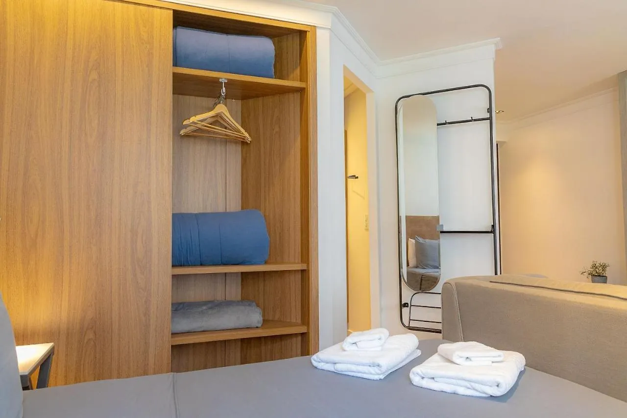 Elegant Flat Internacional Plaza-Garagem E Piscina Hotel Sao Paulo