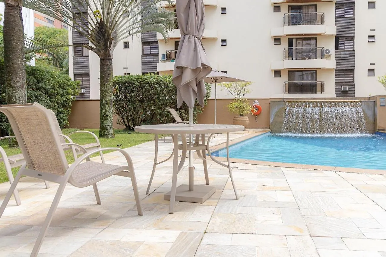 Elegant Flat Internacional Plaza-Garagem E Piscina Hotel Sao Paulo 0*,